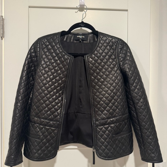 Paul’s Ka Black Quilted Lambskin Jacket